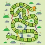 ⁦שטיח משחק לילדים סולמות ונחשים SNAKE⁩ – תמונה ⁦2⁩