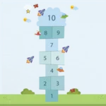 ⁦שטיח לילדים בוא נשחק LETS PLAY⁩ – תמונה ⁦3⁩