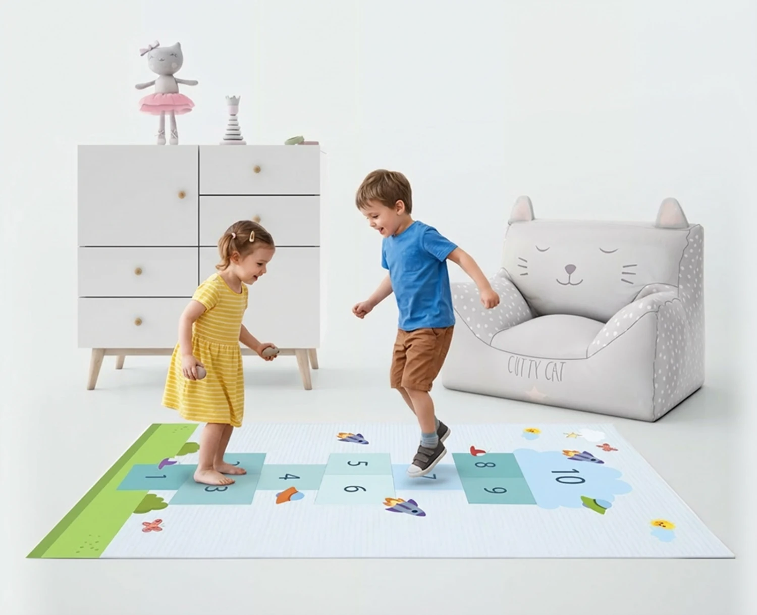 solam1 שטיח לילדים בוא נשחק LETS PLAY – תמונה 1